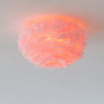 Feathered Ceiling Lamp
