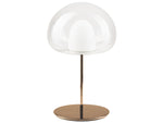 Fontana Arte Thea Glossy Copper Transparent Table Lamp