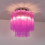 Fiora Purple Glass Ceiling Lamp