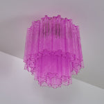 Fiora Purple Glass Ceiling Lamp