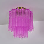 Fiora Purple Glass Ceiling Lamp