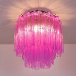 Fiora Purple Glass Ceiling Lamp