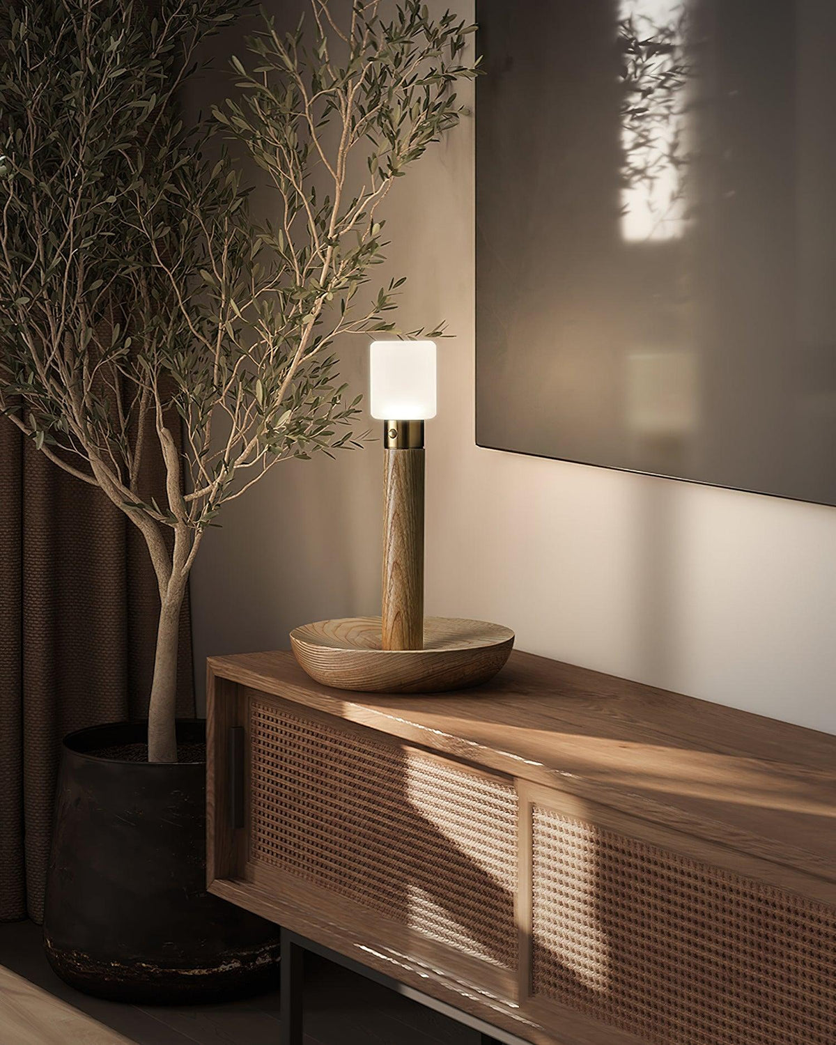 Fire Stick Table Lamp 9.8"