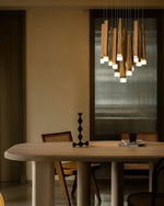 Firewood Stick Chandelier