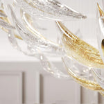 DIY Floating Leaves Chandelier