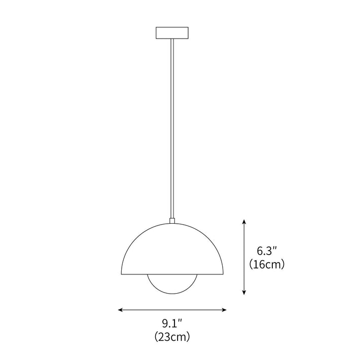 Flowerpot Pendant Light