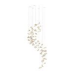 Frosted Petals Frozen Chandelier