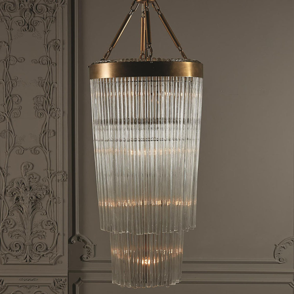 Global Views Rain Chandelier - Lg