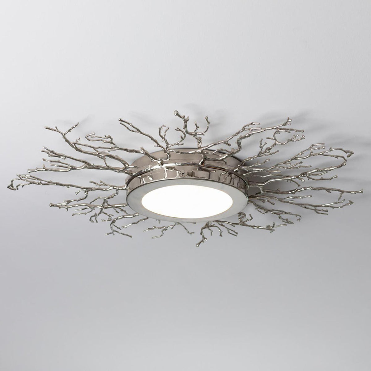 Global Views Twig Ceiling Fixture - Nickel