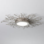 Global Views Twig Ceiling Fixture - Nickel