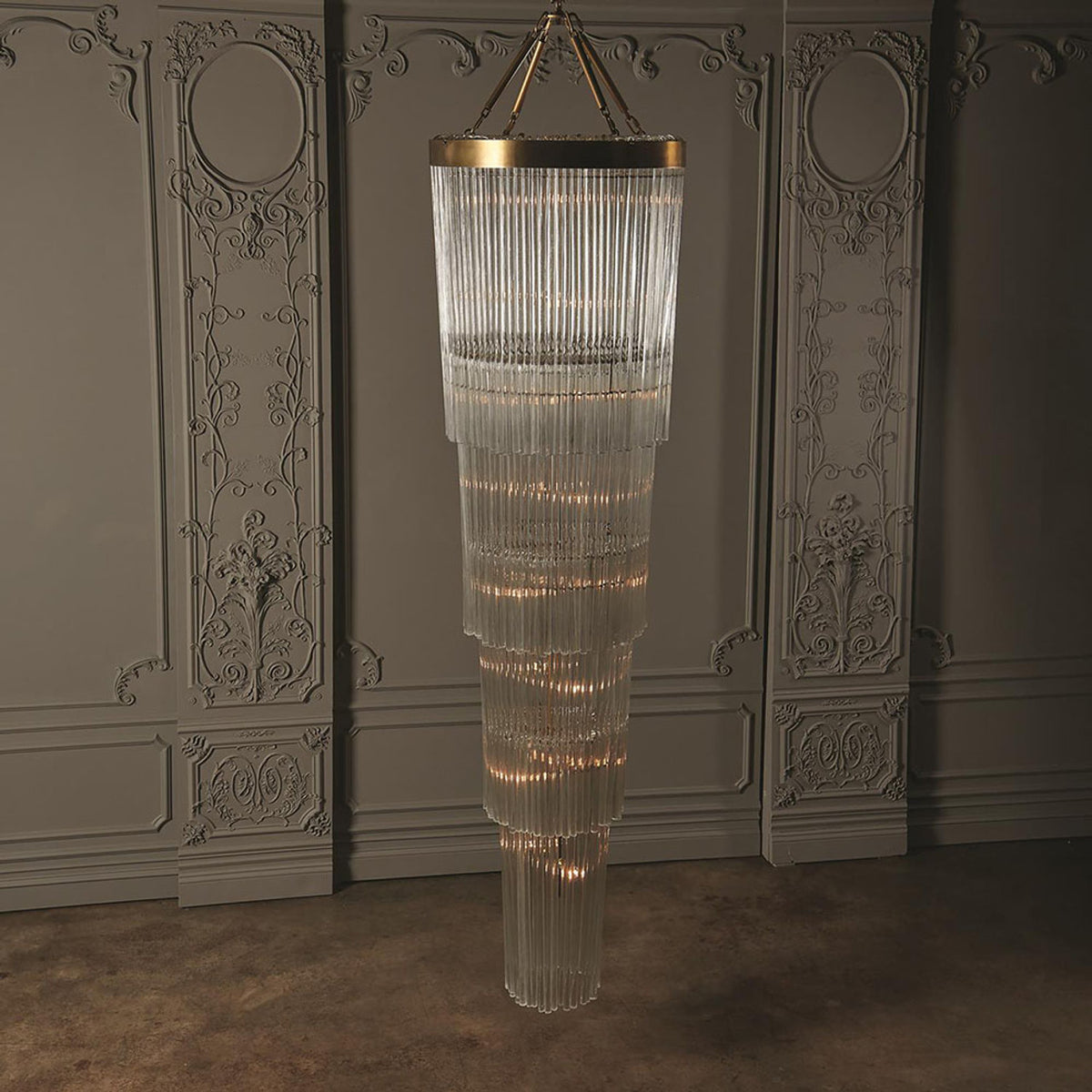 Global Views Rain Chandelier - Lg