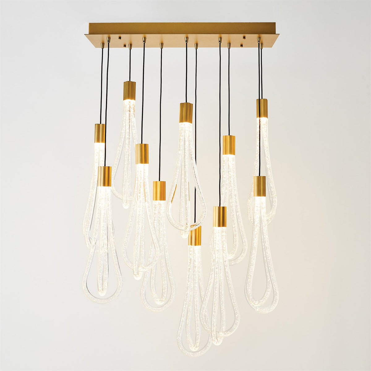 Studio A Layered Raindrop Chandelier