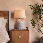 Geometric Ripple Table Lamp 13.8"