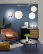 Geometric Triangle Pendant Lamp 45.3"