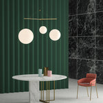 Geometric Triangle Pendant Lamp 45.3"