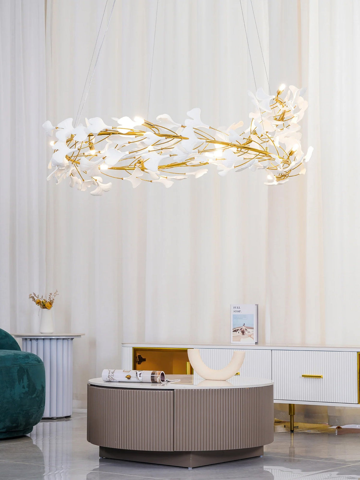 Gingko Chandelier U 23.6″