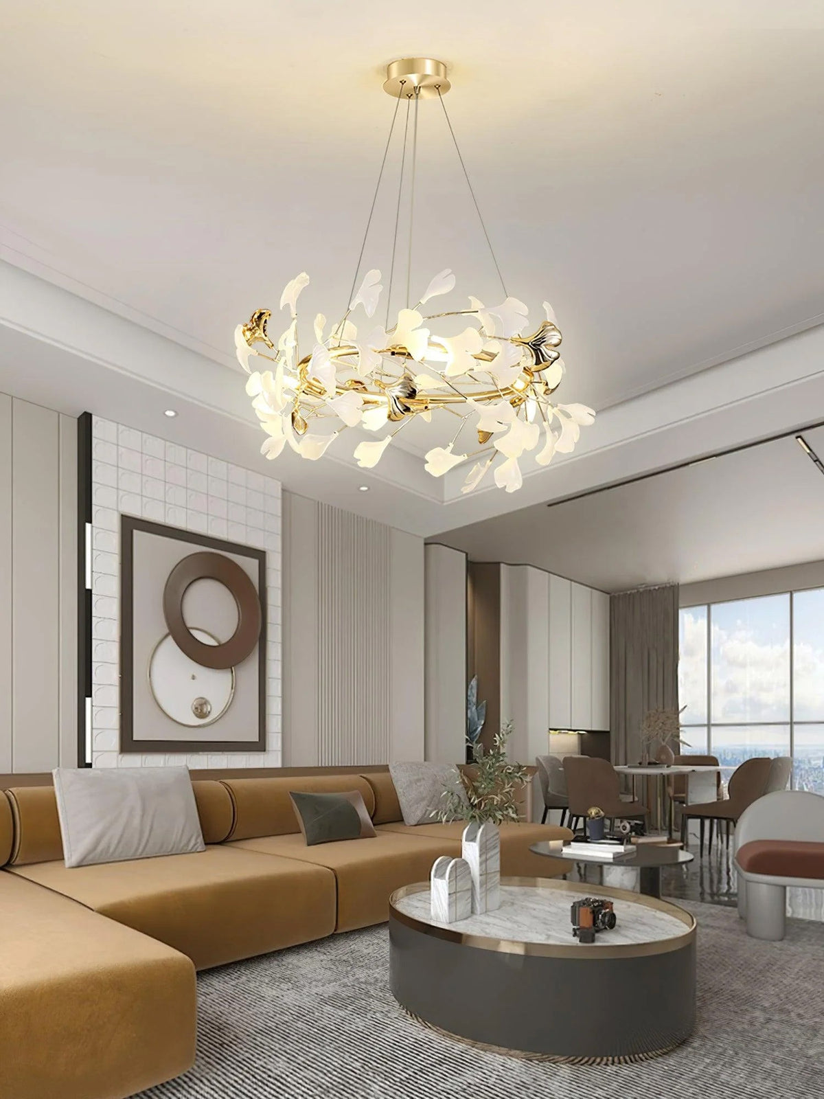 Gingko Chandelier U 23.6″