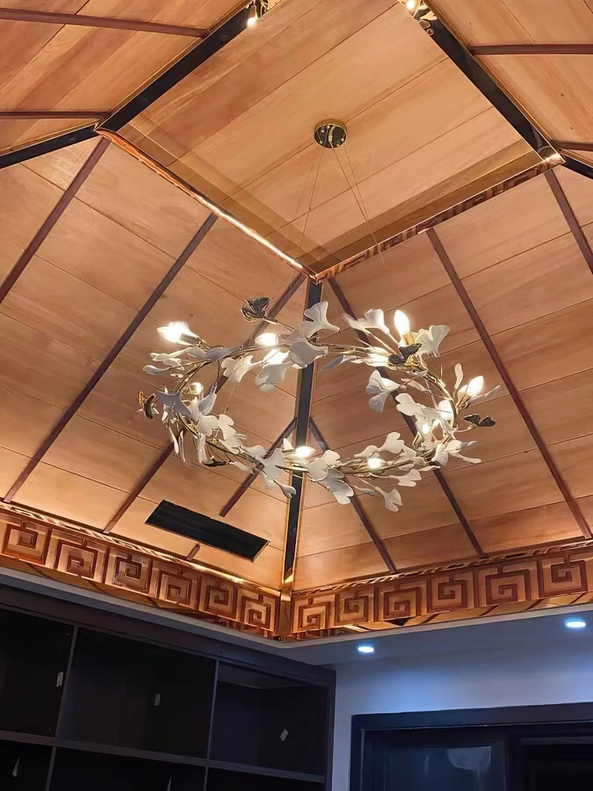 Gingko Chandelier U 23.6″