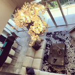 Modern Ginkgo Ceramic Chandelier