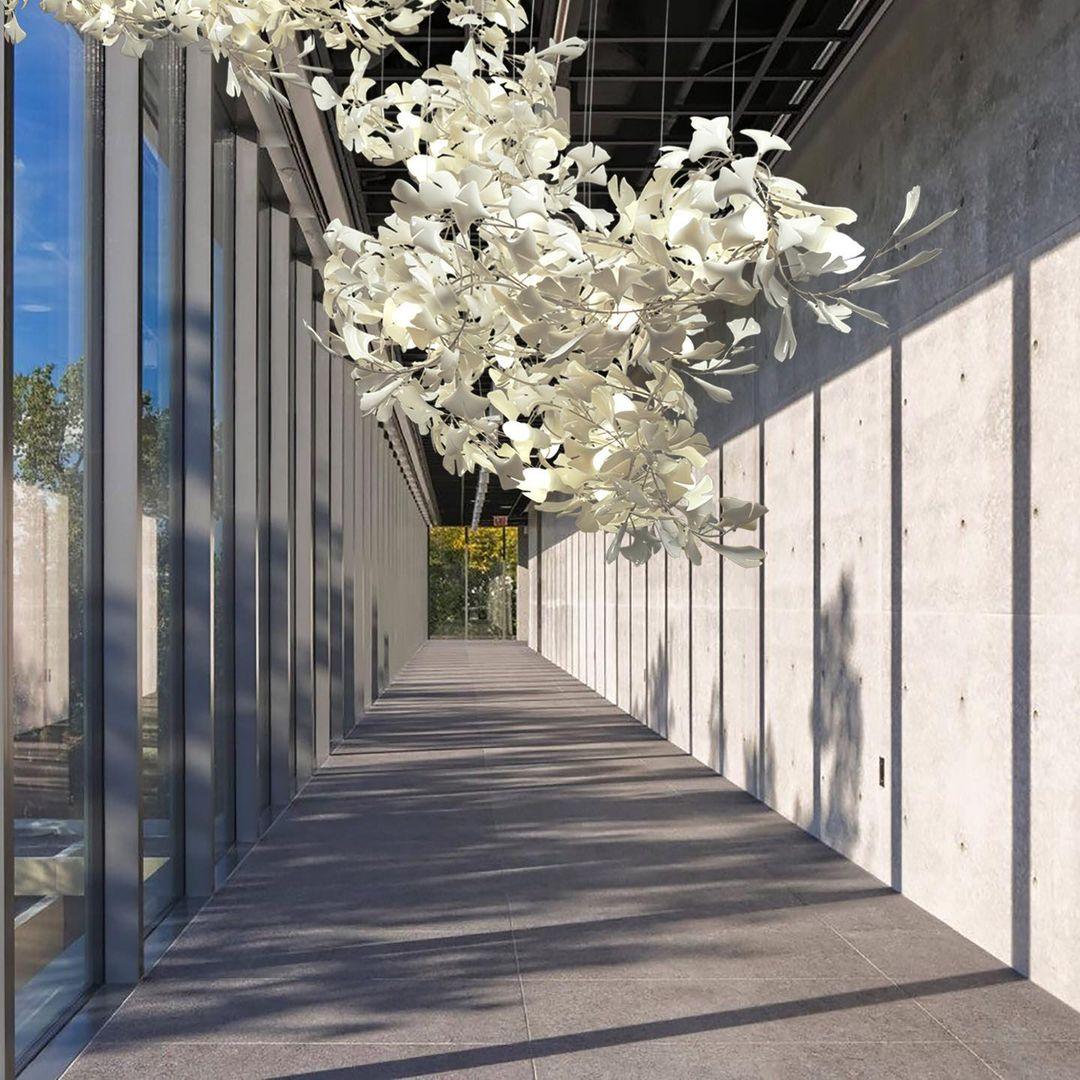 Gingko Leaf Chandelier