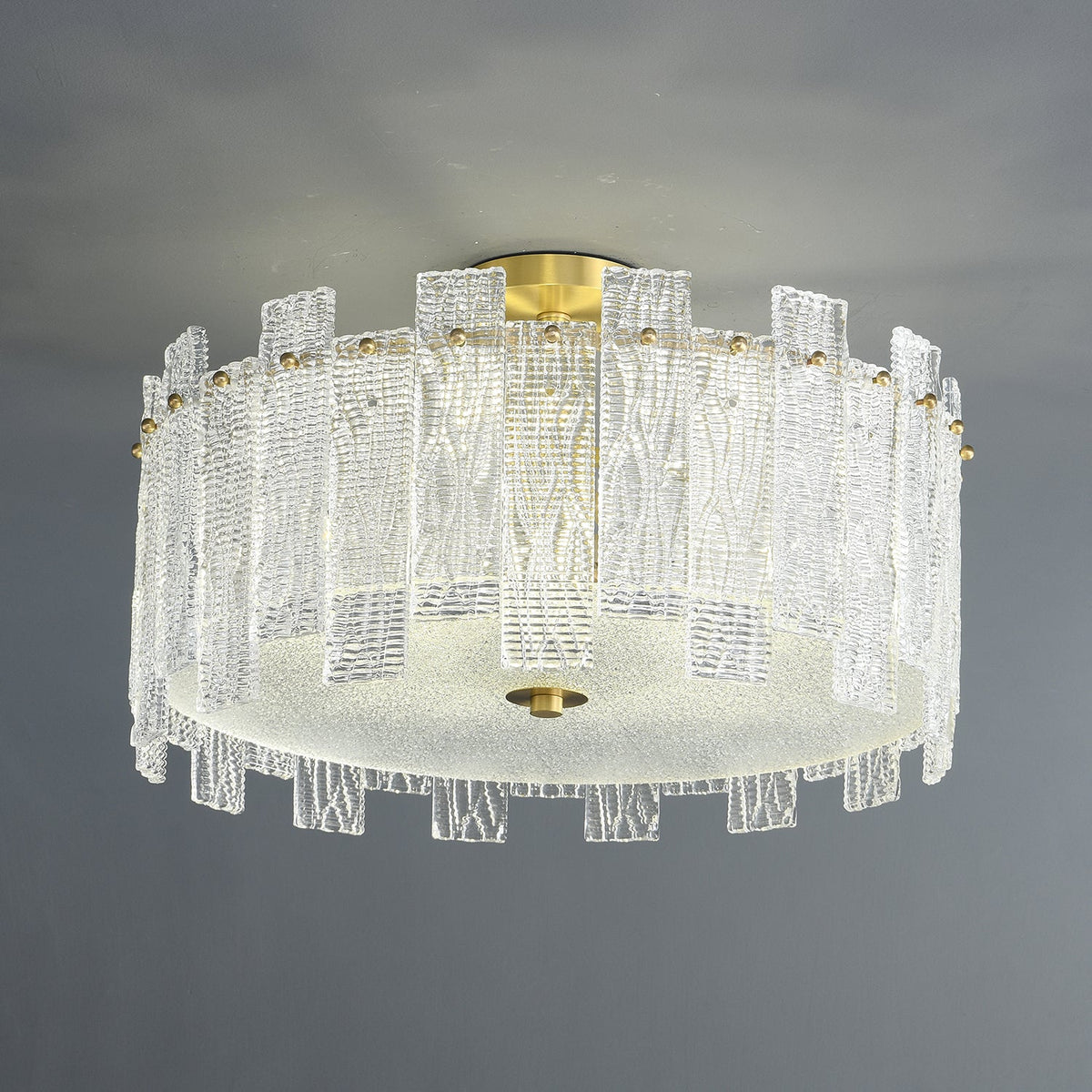 Glacier Cascade Ceiling Light