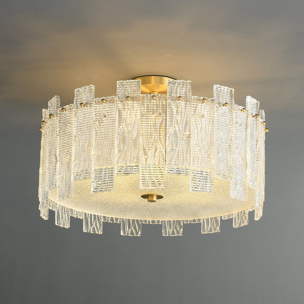 Glacier Cascade Ceiling Light