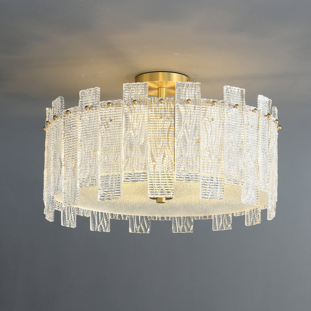 Glacier Cascade Ceiling Light