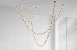 Glass Chain Chandelier