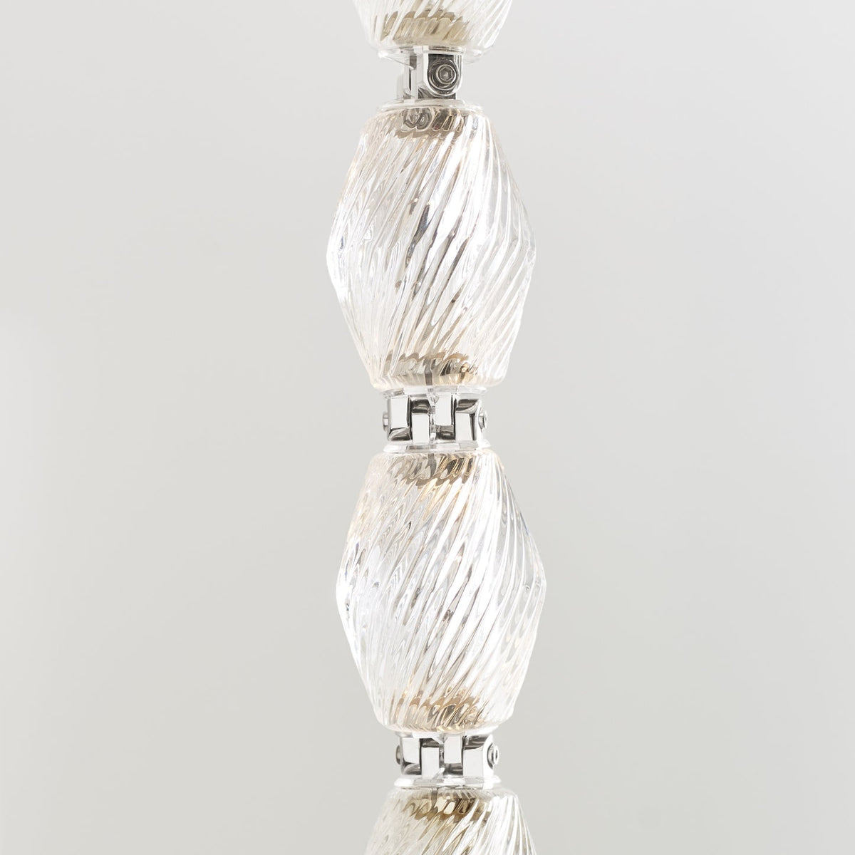 Glass Chain Chandelier
