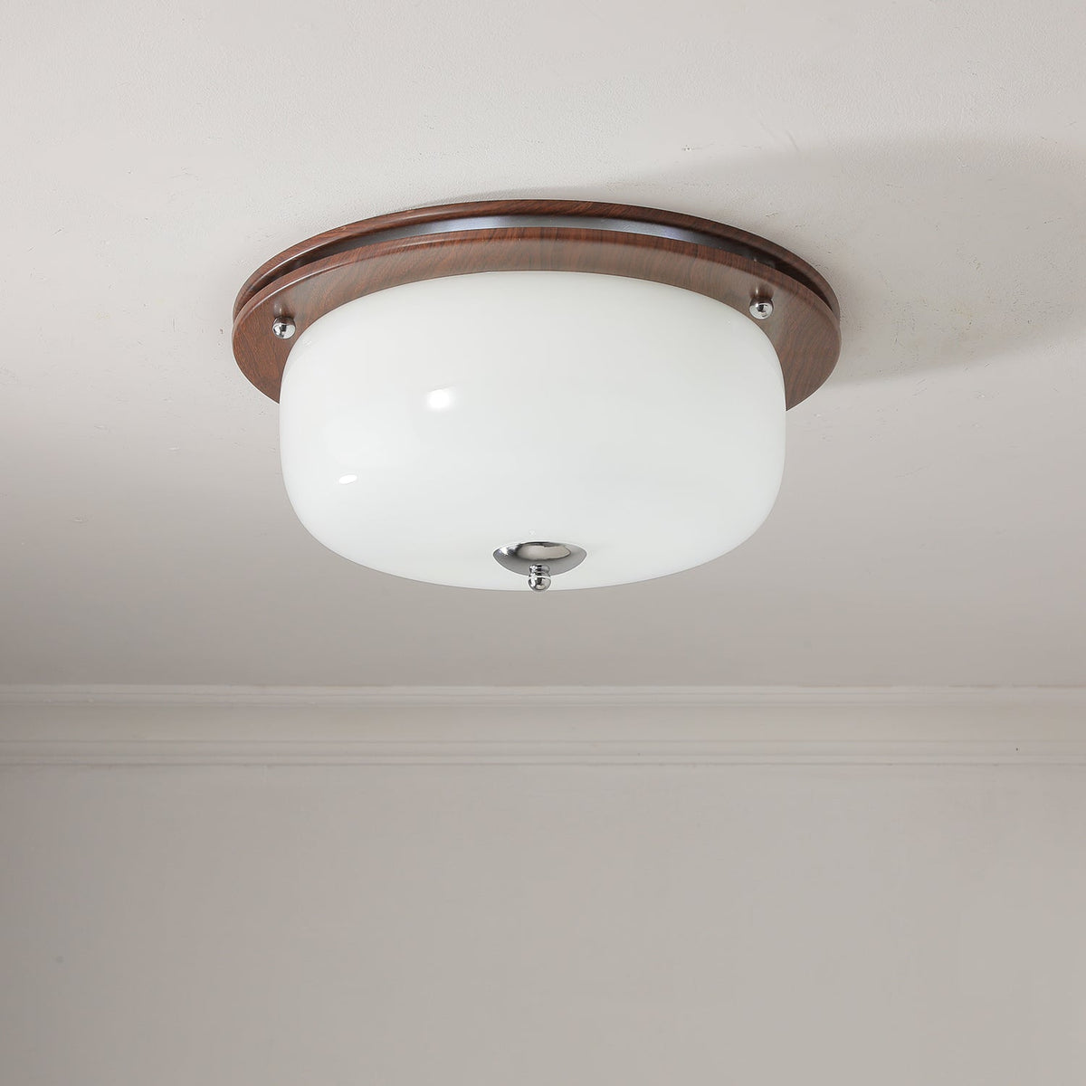 Glass Dome Ceiling Light