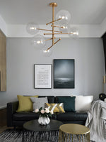 Glass Globe Mobile Chandelie