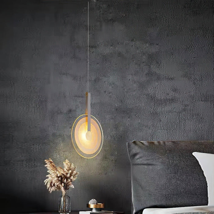 Glass Light Sheet Pendant Light