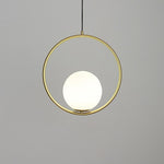 Mila Brass Pendant Swag Light