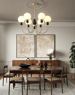 Golden Globe Chandelier