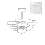 Petals Gold Murano Chandelier
