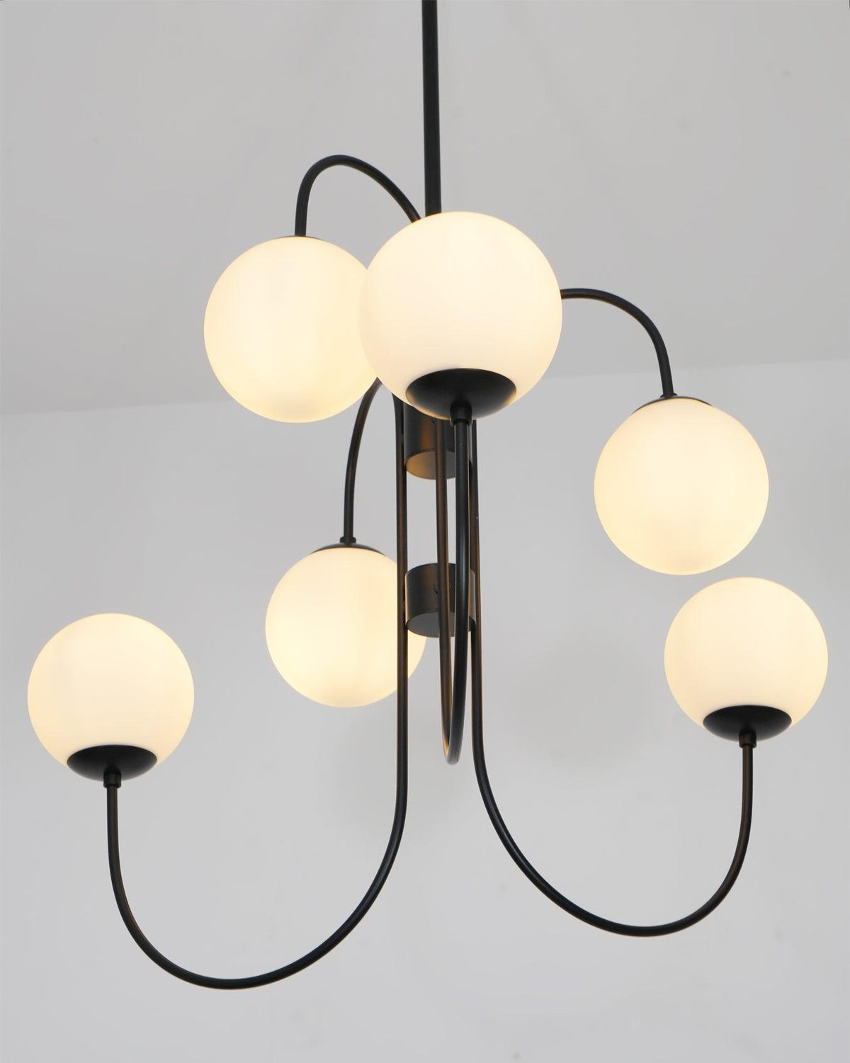 Gooseneck Chandelier 30"