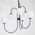 Gooseneck Chandelier 30"
