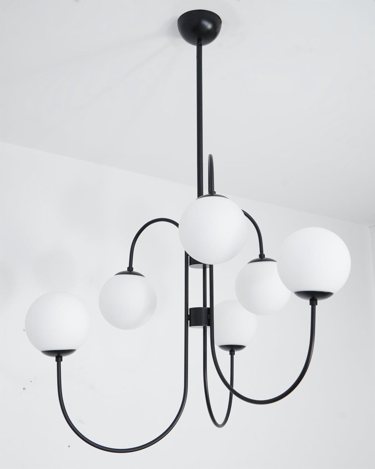 Gooseneck Chandelier 30"