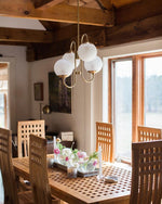 Gooseneck Chandelier 30"