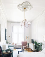Gooseneck Chandelier 30"