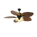 Banana Leaves Ceiling Fan Light