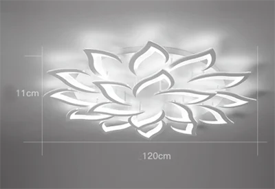 Branch Design LED Chandelier: Modern Nordic Acrylic Ceiling Light for Stylish Living Room Décor