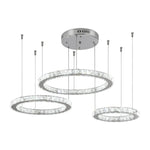 Crystal LED Chandeliers: Modern Pendant Light for Living Room.