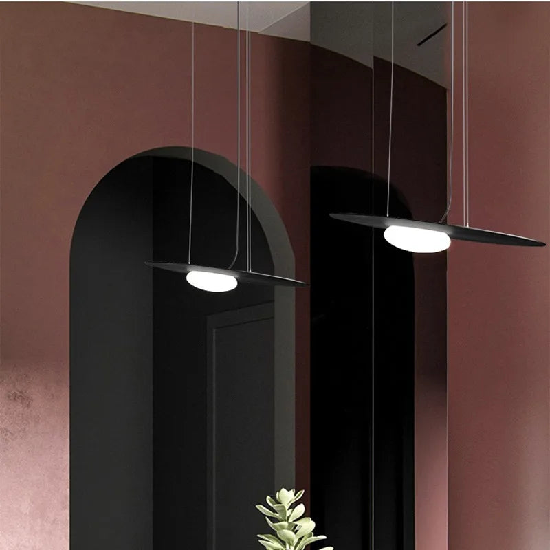 Nordic Iron Bar Pendant Light for Artful Room Decor