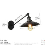 Vintage Industrial Wall Light Sconce LED Retro Bedroom Stair Loft Up Down Lamp