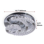 Modern Crystal Ceiling Chandelier LED Light for Living Dining Bedroom Lighting