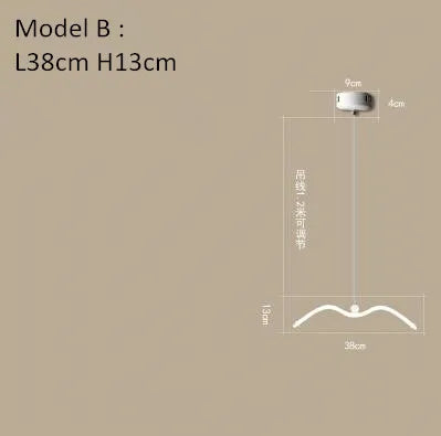 Seagull LED Pendant Light Modern Ceiling Lamp Nordic Chandelier Lumina