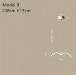 Seagull LED Pendant Light Modern Ceiling Lamp Nordic Chandelier Lumina