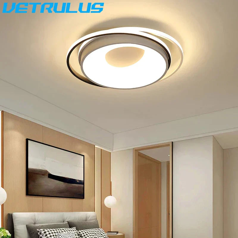 LED Chandelier Light for Living Dining Room, Modern Acrylic Surface Mounted Fixture
