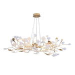 Ginkgo Leaf Decor Chandelier - Nordic Fine Flower Art Light for Living Room